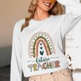 Future Teacher Boho Rainbow Leopard New Grad Student Women Long Sleeve T-Shirt, novelty gifts, funny gifts Future Teacher Boho Rainbow Leopard New Grad Student Women Long Sleeve T-Shirt, novelty gifts, funny gifts