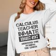 Halloween Calculus Teacher Prisoner Costume Women Long Sleeve T-Shirt, novelty gifts, funny gifts Halloween Calculus Teacher Prisoner Costume Women Long Sleeve T-Shirt, novelty gifts, funny gifts