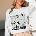 Halloween Music Note Clefs Spooky Ghost For Music Teacher Women Long Sleeve T-Shirt, novelty gifts, funny gifts Halloween Music Note Clefs Spooky Ghost For Music Teacher Women Long Sleeve T-Shirt, novelty gifts, funny gifts