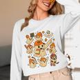 Halloween PE Teacher Costume Ghost Physical Education Women Long Sleeve T-Shirt, novelty gifts, funny gifts Halloween PE Teacher Costume Ghost Physical Education Women Long Sleeve T-Shirt, novelty gifts, funny gifts