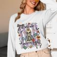 Halloween Skeleton Teacher I'Ll Just Wait Until It's Quiet Women Long Sleeve T-Shirt, novelty gifts, funny gifts Halloween Skeleton Teacher I'Ll Just Wait Until It's Quiet Women Long Sleeve T-Shirt, novelty gifts, funny gifts