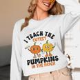 Halloween Teacher I Teach The Cutest Pumpkins In The Patch Women Long Sleeve T-Shirt, novelty gifts, funny gifts Halloween Teacher I Teach The Cutest Pumpkins In The Patch Women Long Sleeve T-Shirt, novelty gifts, funny gifts