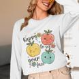 Happy To See Your Face Teacher Apple Women Long Sleeve T-Shirt, novelty gifts, funny gifts Happy To See Your Face Teacher Apple Women Long Sleeve T-Shirt, novelty gifts, funny gifts