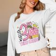 Hello 3rd Third Grade Back To School Pink Leopard Teacher Women Long Sleeve T-Shirt, novelty gifts, funny gifts Hello 3rd Third Grade Back To School Pink Leopard Teacher Women Long Sleeve T-Shirt, novelty gifts, funny gifts