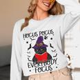 Hocus Pocus Everybody Focus Halloween Teacher For Men Women Women Long Sleeve T-Shirt, novelty gifts, funny gifts