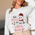 It's Cool To Be a Infant Teacher Snowman Winter Christmas Women Long Sleeve T-Shirt, novelty gifts, funny gifts It's Cool To Be a Infant Teacher Snowman Winter Christmas Women Long Sleeve T-Shirt, novelty gifts, funny gifts