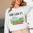 Can I Lick It Periodic Table Chart Science Teacher Women Long Sleeve T-Shirt, novelty gifts, funny gifts Can I Lick It Periodic Table Chart Science Teacher Women Long Sleeve T-Shirt, novelty gifts, funny gifts