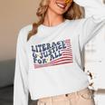 Literacy Justice For All Teacher Women Long Sleeve T-Shirt, novelty gifts, funny gifts Literacy Justice For All Teacher Women Long Sleeve T-Shirt, novelty gifts, funny gifts