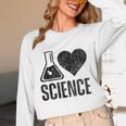 I Love Science Lover Teacher Scientist Sciences Women Long Sleeve T-Shirt, novelty gifts, funny gifts