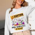 Mad Scientist Halloween Costume Science Teacher Women Long Sleeve T-Shirt, novelty gifts, funny gifts Mad Scientist Halloween Costume Science Teacher Women Long Sleeve T-Shirt, novelty gifts, funny gifts