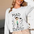 Mad Scientist Shirt Kids Boys Youth Science Teacher Women Long Sleeve T-Shirt, novelty gifts, funny gifts