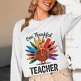 One Thankful Teacher Thanksgiving TurkeyCute Pencil Women Long Sleeve T-Shirt, novelty gifts, funny gifts One Thankful Teacher Thanksgiving TurkeyCute Pencil Women Long Sleeve T-Shirt, novelty gifts, funny gifts