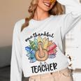 One Thankful Teacher Turkey Pencil Thanksgiving Teachers Women Long Sleeve T-Shirt, novelty gifts, funny gifts One Thankful Teacher Turkey Pencil Thanksgiving Teachers Women Long Sleeve T-Shirt, novelty gifts, funny gifts