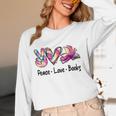 Peace Love Books Librarian Teacher Life Book Library Tie Dye Women Long Sleeve T-Shirt, novelty gifts, funny gifts Peace Love Books Librarian Teacher Life Book Library Tie Dye Women Long Sleeve T-Shirt, novelty gifts, funny gifts