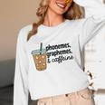 Phonemes Graphemes And Caffeine Coffee Teacher Appreciation Women Long Sleeve T-Shirt, novelty gifts, funny gifts Phonemes Graphemes And Caffeine Coffee Teacher Appreciation Women Long Sleeve T-Shirt, novelty gifts, funny gifts
