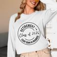 Retirement Class Of 2026 Count Down Progress Retired Teacher Women Long Sleeve T-Shirt, novelty gifts, funny gifts