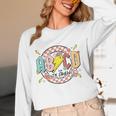 Retro ABCD Transitional Kindergarten Teacher Tour TK Teacher Women Long Sleeve T-Shirt, novelty gifts, funny gifts