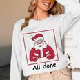 Retro All Done Christmas Special Ed Teacher Team Santa Women Women Long Sleeve T-Shirt, novelty gifts, funny gifts Retro All Done Christmas Special Ed Teacher Team Santa Women Women Long Sleeve T-Shirt, novelty gifts, funny gifts