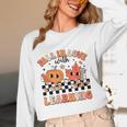 Retro Fall In Love With Learning Autumn Pumpkin Teacher Women Long Sleeve T-Shirt, novelty gifts, funny gifts Retro Fall In Love With Learning Autumn Pumpkin Teacher Women Long Sleeve T-Shirt, novelty gifts, funny gifts