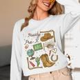 Retro Howdy Pre-K Back To School Western Teacher Women Long Sleeve T-Shirt, novelty gifts, funny gifts Retro Howdy Pre-K Back To School Western Teacher Women Long Sleeve T-Shirt, novelty gifts, funny gifts