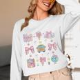 School Pencils And Bows Teacher Bow Coquette Pencil Girls Women Long Sleeve T-Shirt, novelty gifts, funny gifts School Pencils And Bows Teacher Bow Coquette Pencil Girls Women Long Sleeve T-Shirt, novelty gifts, funny gifts