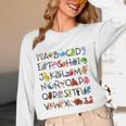 SPANISH ALPHABET MAESTRA SPANISH TEACHER Women Long Sleeve T-Shirt, novelty gifts, funny gifts SPANISH ALPHABET MAESTRA SPANISH TEACHER Women Long Sleeve T-Shirt, novelty gifts, funny gifts