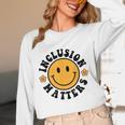 Special Education Teacher Autism Awareness Inclusion Matters Women Long Sleeve T-Shirt, novelty gifts, funny gifts Special Education Teacher Autism Awareness Inclusion Matters Women Long Sleeve T-Shirt, novelty gifts, funny gifts
