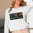 Stream Technology Robotics Shirt For Teachers And Students Premium Tri-Blend Women Long Sleeve T-Shirt, novelty gifts, funny gifts Stream Technology Robotics Shirt For Teachers And Students Premium Tri-Blend Women Long Sleeve T-Shirt, novelty gifts, funny gifts