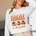 I Teach The Cutest Pumpkins Halloween Teacher Cat Lover Women Long Sleeve T-Shirt, novelty gifts, funny gifts I Teach The Cutest Pumpkins Halloween Teacher Cat Lover Women Long Sleeve T-Shirt, novelty gifts, funny gifts