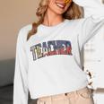 Teacher Filipino Vintage Heritage DNA Flag Women Long Sleeve T-Shirt, novelty gifts, funny gifts Teacher Filipino Vintage Heritage DNA Flag Women Long Sleeve T-Shirt, novelty gifts, funny gifts