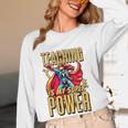 Teaching Is My Super Power Superhero Teacher Women Long Sleeve T-Shirt, novelty gifts, funny gifts