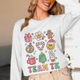 Team TK Teacher Christmas Groovy Smile Face Girl Boy Kid TK Women Long Sleeve T-Shirt, novelty gifts, funny gifts Team TK Teacher Christmas Groovy Smile Face Girl Boy Kid TK Women Long Sleeve T-Shirt, novelty gifts, funny gifts