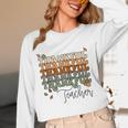 Thankful Teacher Thanksgiving Fall Pumpkin Turkey Women Long Sleeve T-Shirt, novelty gifts, funny gifts Thankful Teacher Thanksgiving Fall Pumpkin Turkey Women Long Sleeve T-Shirt, novelty gifts, funny gifts