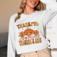 Thankful Teacher's Aide Thanksgiving Autumn Fall Women Men Women Long Sleeve T-Shirt, novelty gifts, funny gifts
