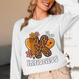 Unity Day Shirt Kindness Orange Teacher Kids Be Kind Women Long Sleeve T-Shirt, novelty gifts, funny gifts