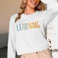 Vintage Play Is Learning Back To School Toddler Teacher Women Long Sleeve T-Shirt, novelty gifts, funny gifts Vintage Play Is Learning Back To School Toddler Teacher Women Long Sleeve T-Shirt, novelty gifts, funny gifts