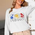 Women Art Teacher Back To School Artist Primary Color Theory Women Long Sleeve T-Shirt, novelty gifts, funny gifts Women Art Teacher Back To School Artist Primary Color Theory Women Long Sleeve T-Shirt, novelty gifts, funny gifts