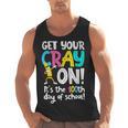 100th Day Of School Get Your Cray On Teacher Men Tank Top, trending gift