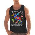 Autism Awareness Teacher I Teach Awesome Superheroes Men Tank Top, trending gift
