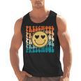 Back To School Groovy Smile Preschool Teachers Students Kids Men Tank Top, trending gift