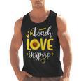 Back To School Teach Love And Inspire Teacher Sunflower Men Tank Top, trending gift