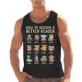 How To Become A Better Reader Animals Reading Teacher Men Tank Top, trending gift