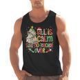 Book Tree All Is Calm Said No Teacher Ever Christmas Men Tank Top, trending gift