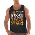 My Broom Broke So Now I Teach 5th Grade Halloween Teacher Men Tank Top, trending gift