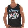 Chillin With My Snowmie Women Christmas Snowman Teacher Snow Men Tank Top, trending gift