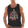 Christmas Library Tree Love Reading Books Nerd Teacher Men Tank Top, trending gift Christmas Library Tree Love Reading Books Nerd Teacher Men Tank Top, trending gift