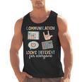 Communication Looks Different For Everyone SPED Teacher ASD Men Tank Top, trending gift Communication Looks Different For Everyone SPED Teacher ASD Men Tank Top, trending gift