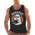 Cute Ghost Book Reading Books Lover Retro Halloween Teacher Men Tank Top, trending gift