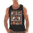 Cute Ghost Book Reading Books Lover Spooky Teacher Halloween Men Tank Top, trending gift