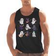 Cute Ghost Cat Playing Musical Halloween Music Teacher Men Tank Top, trending gift Cute Ghost Cat Playing Musical Halloween Music Teacher Men Tank Top, trending gift